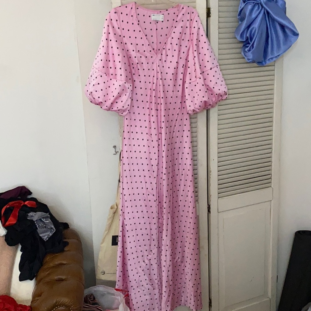 Polka dot ASOS tall dress